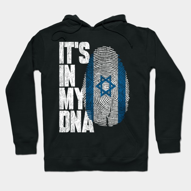 It's In My DNA Israeli Shirt Proud Hispanic Gift Israel Flag Hoodie by heart teeshirt